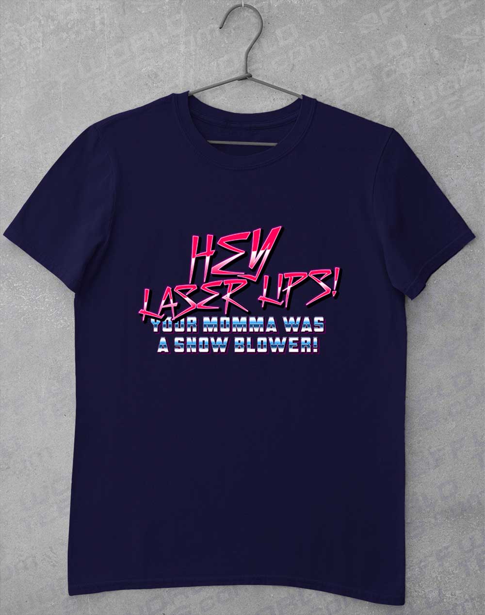 Navy - Hey Laser Lips T-Shirt