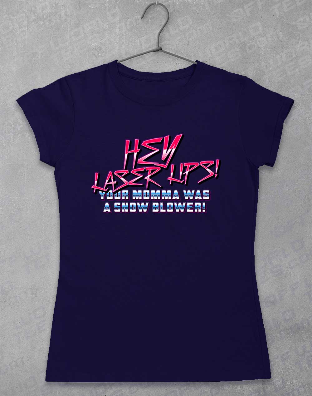 Navy - Hey Laser Lips Women's T-Shirt