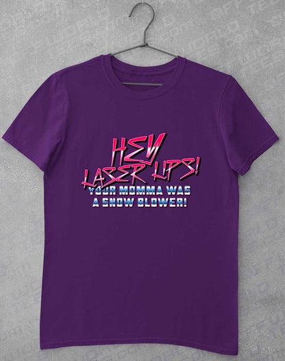 Purple - Hey Laser Lips T-Shirt