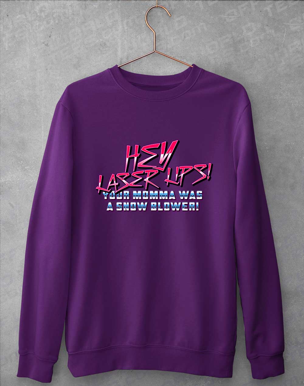 Purple - Hey Laser Lips Sweatshirt