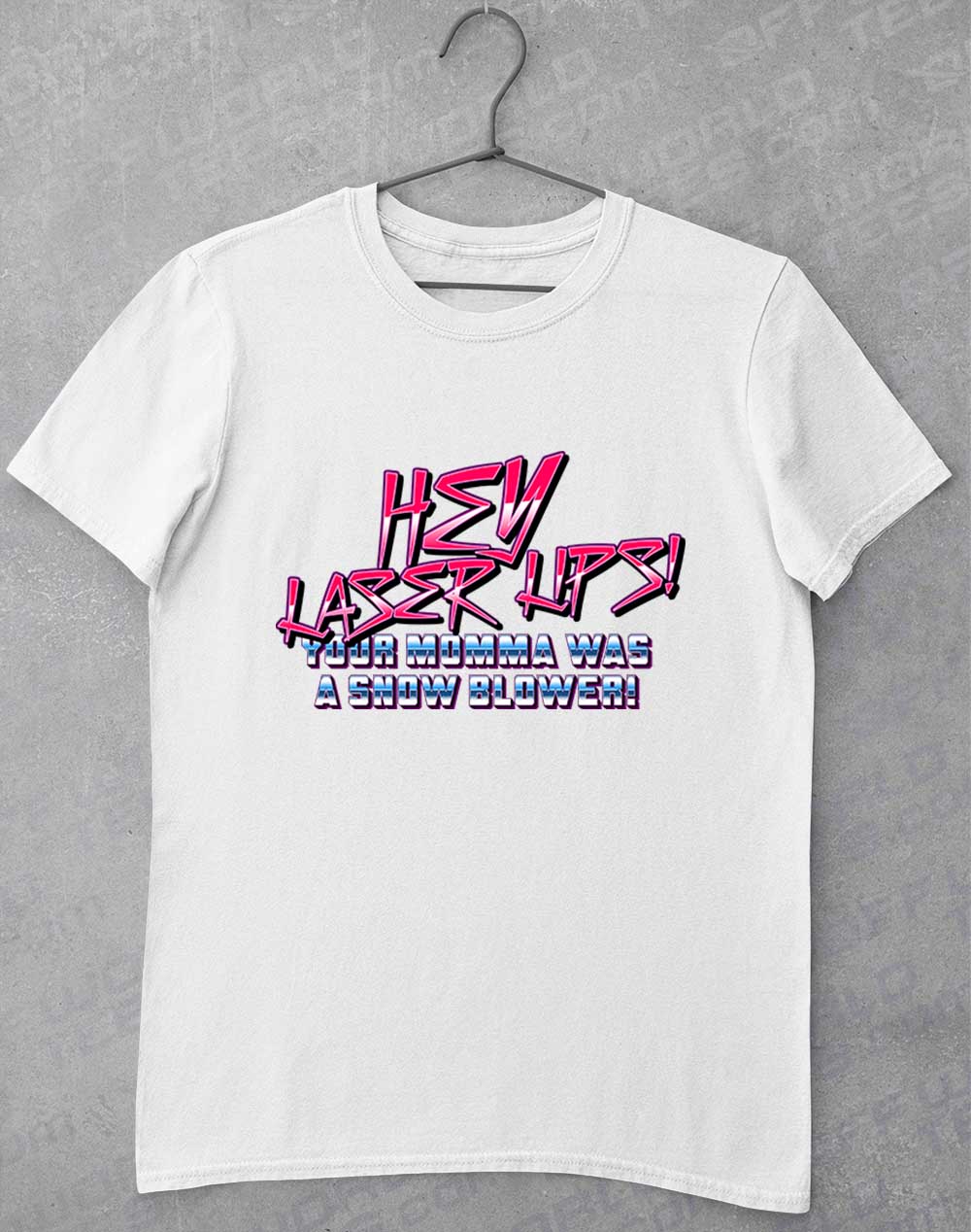White - Hey Laser Lips T-Shirt