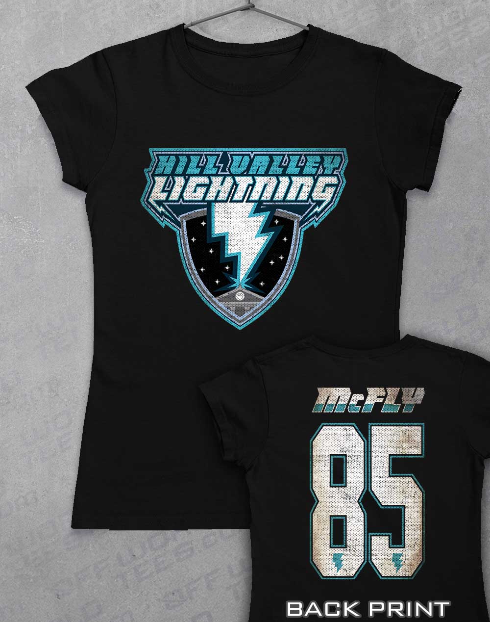 Black - Hill Valley Lightning Women's T-Shirt