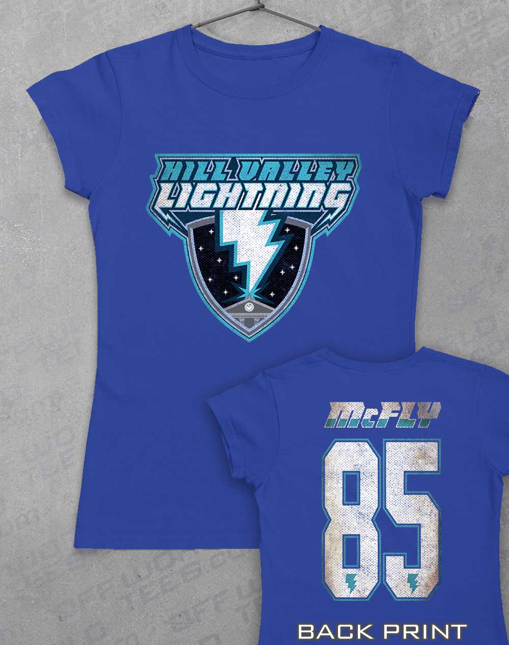 Royal - Hill Valley Lightning Women's T-Shirt