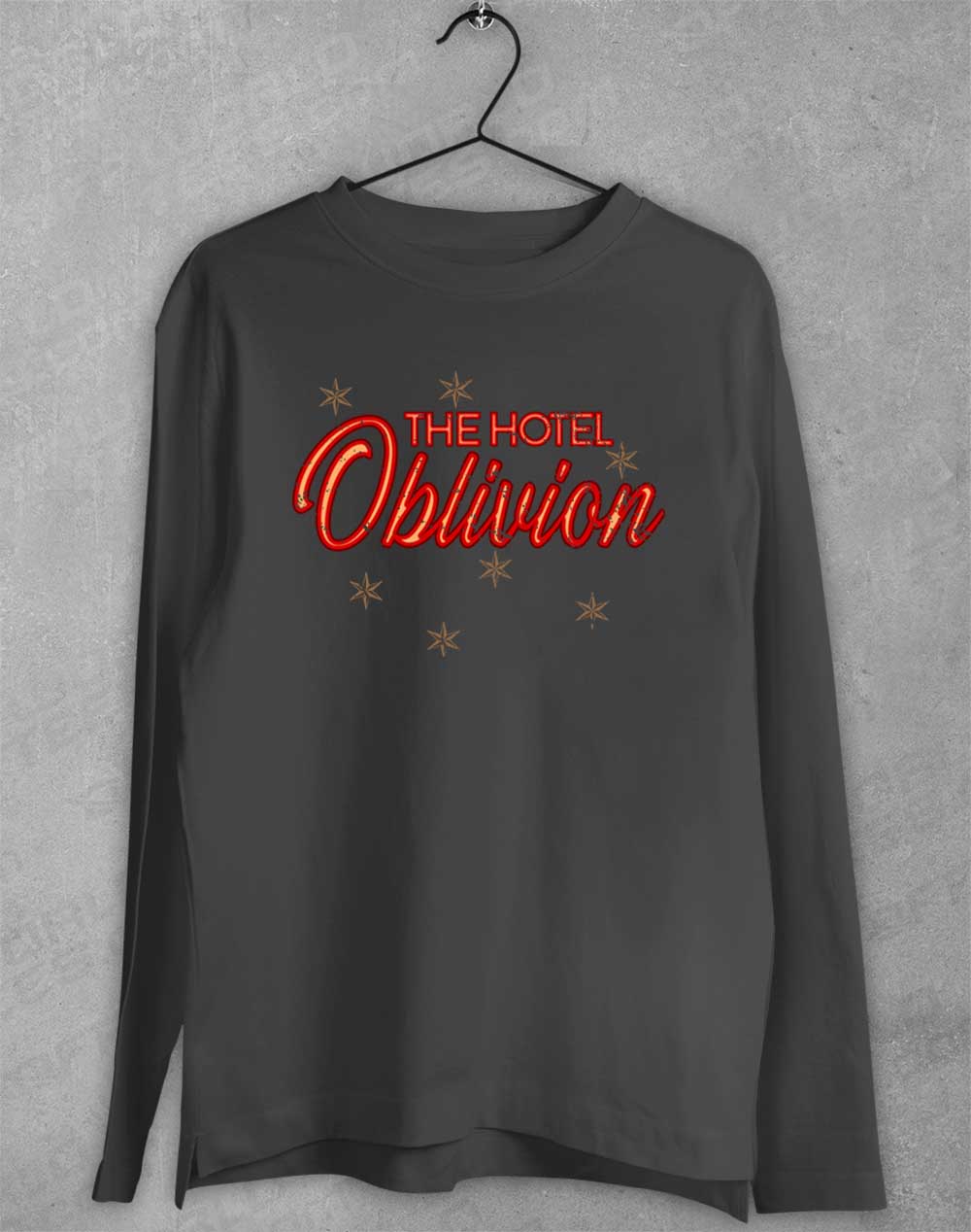 Charcoal - Hotel Oblivion Long Sleeve T-Shirt