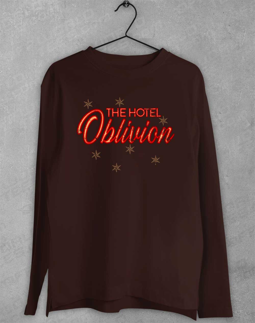 Dark Chocolate - Hotel Oblivion Long Sleeve T-Shirt