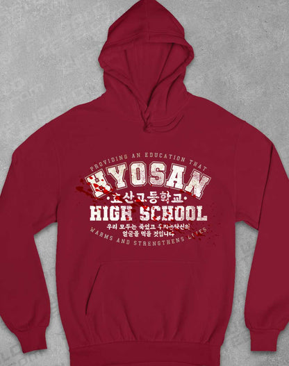 Burgundy - Hyosan High School Hoodie