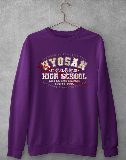Purple - Hyosan High School Sweatshirt