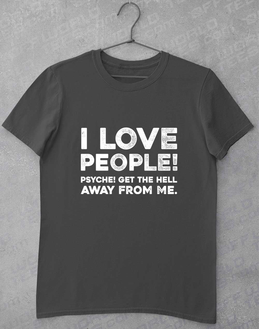 Charcoal - I Love People T-Shirt