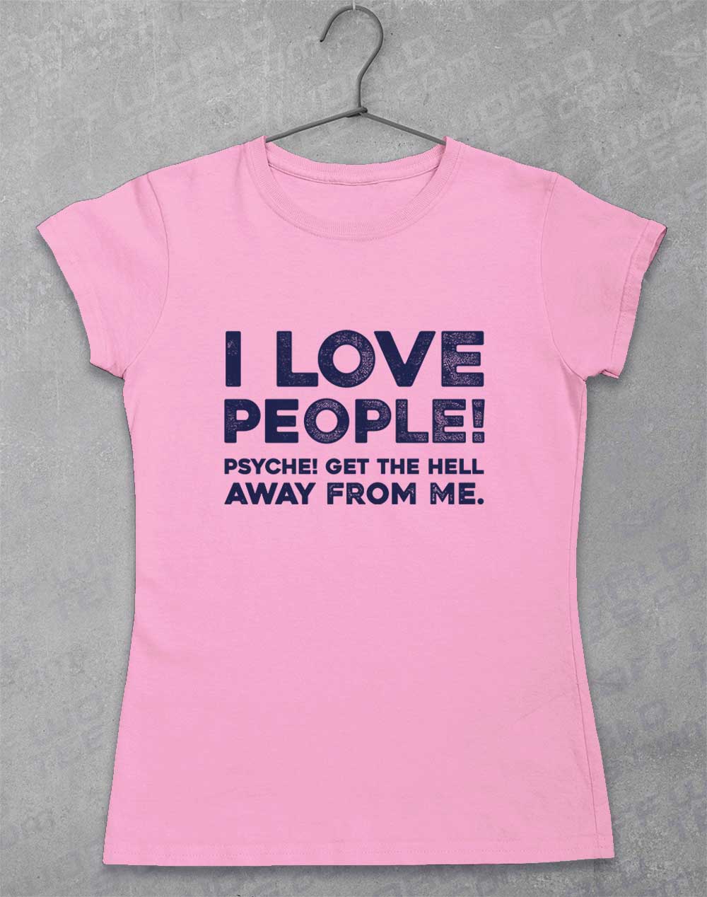Light Pink - I Love People Women's T-Shirt