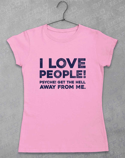 Light Pink - I Love People Women's T-Shirt
