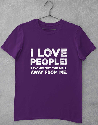 Purple - I Love People T-Shirt
