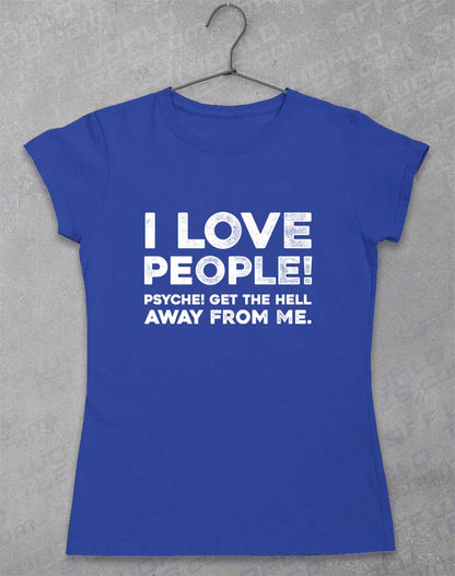Royal - I Love People Women's T-Shirt