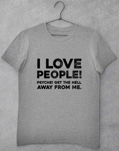Sport Grey - I Love People T-Shirt