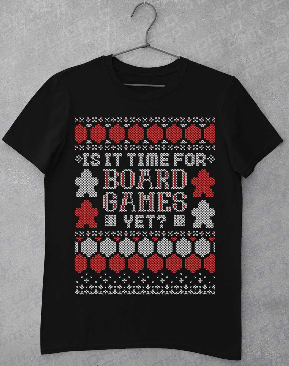 Black - Is It Time For Board Games T-Shirt