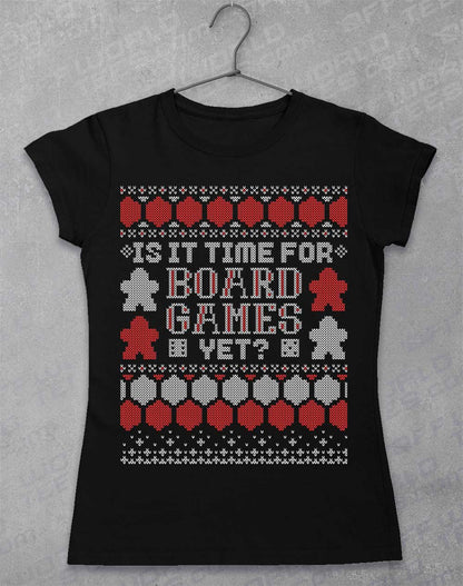 Black - Is It Time For Board Games Women's T-Shirt