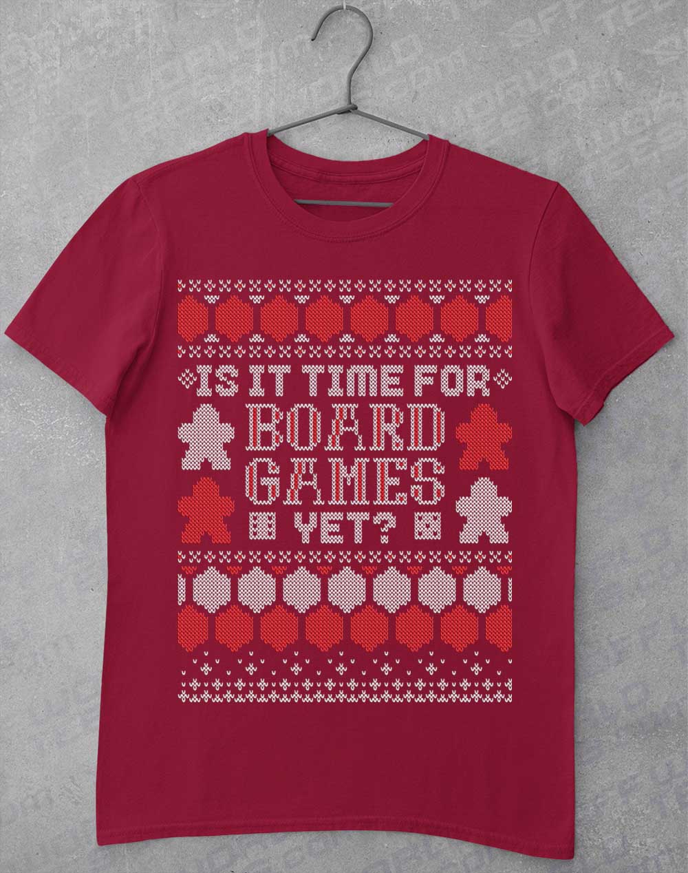 Cardinal Red - Is It Time For Board Games T-Shirt
