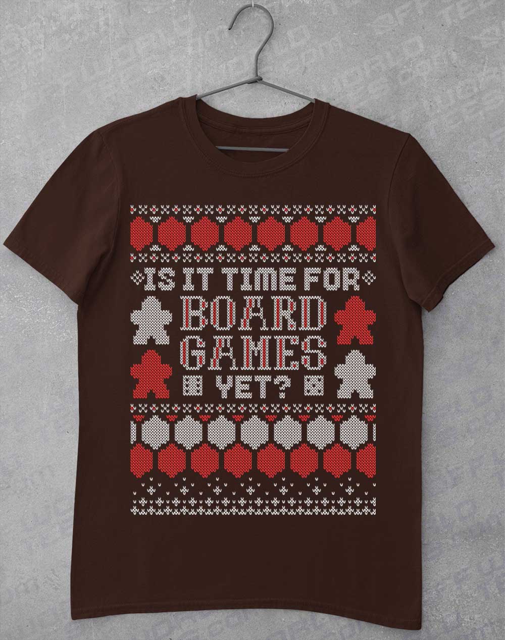Dark Chocolate - Is It Time For Board Games T-Shirt