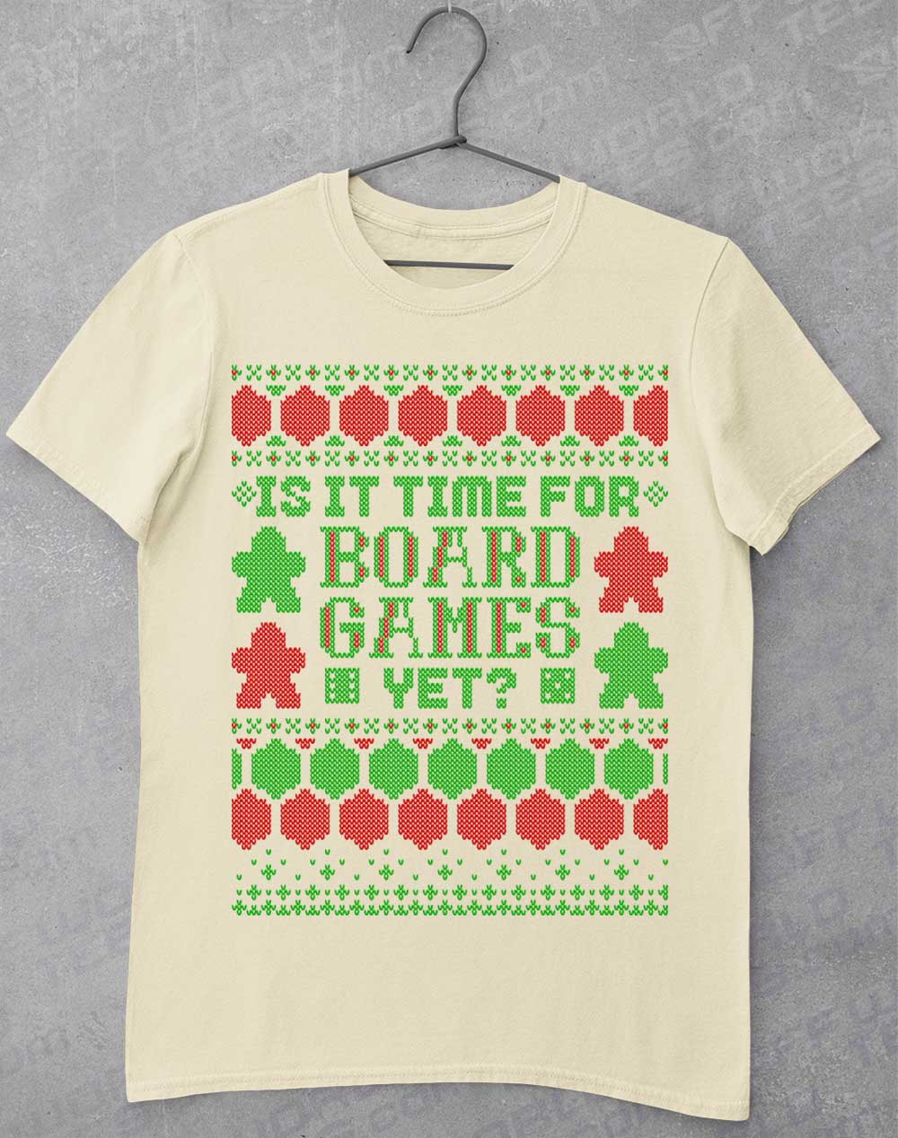 Natural - Is It Time For Board Games T-Shirt