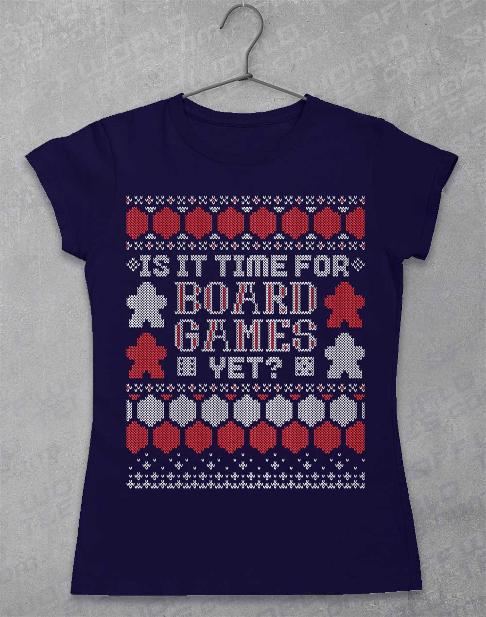 Navy - Is It Time For Board Games Women's T-Shirt
