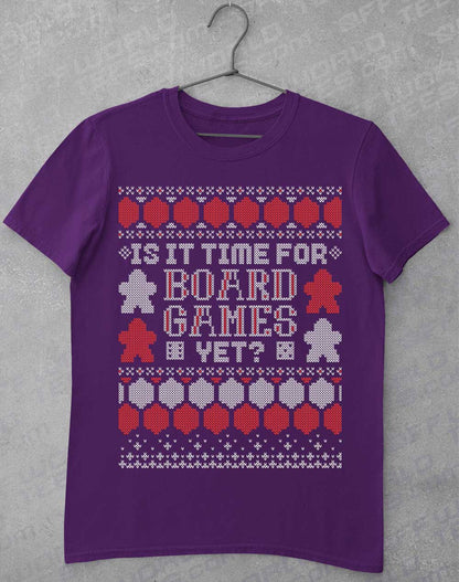 Purple - Is It Time For Board Games T-Shirt