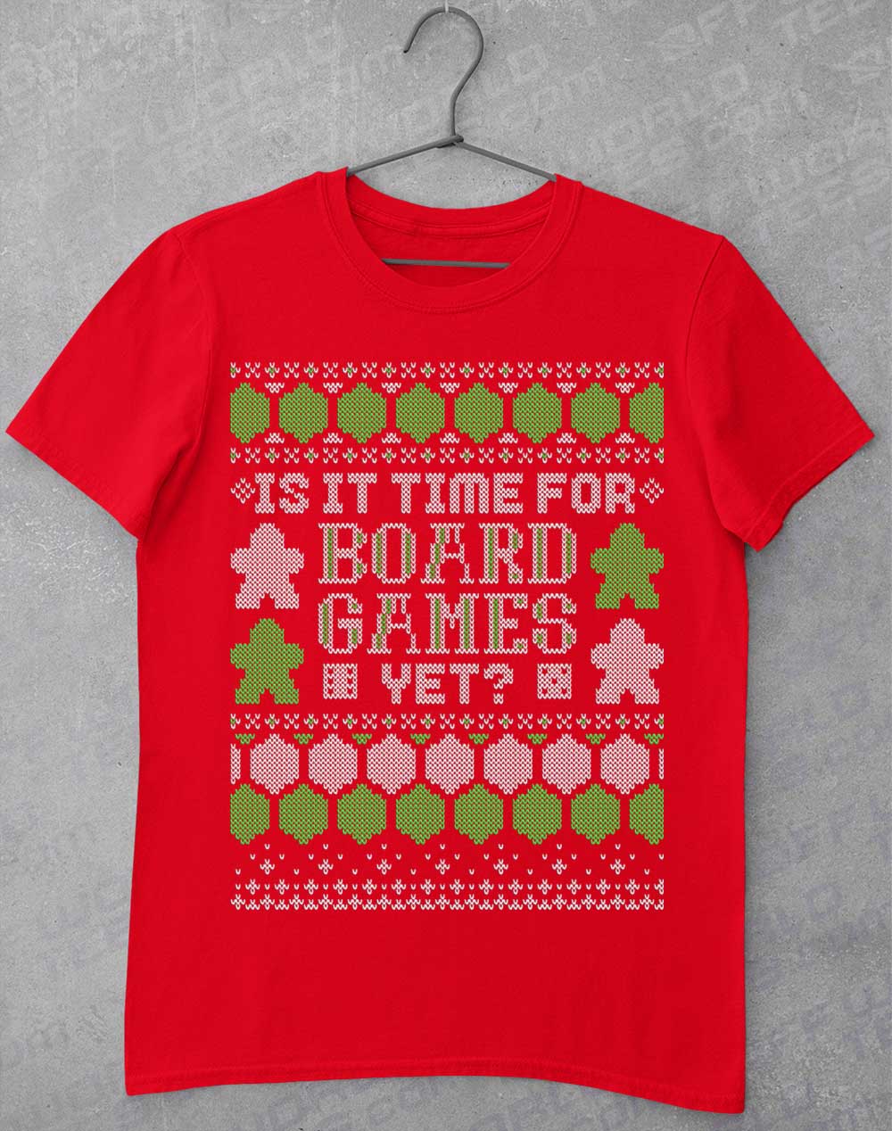 Red - Is It Time For Board Games T-Shirt