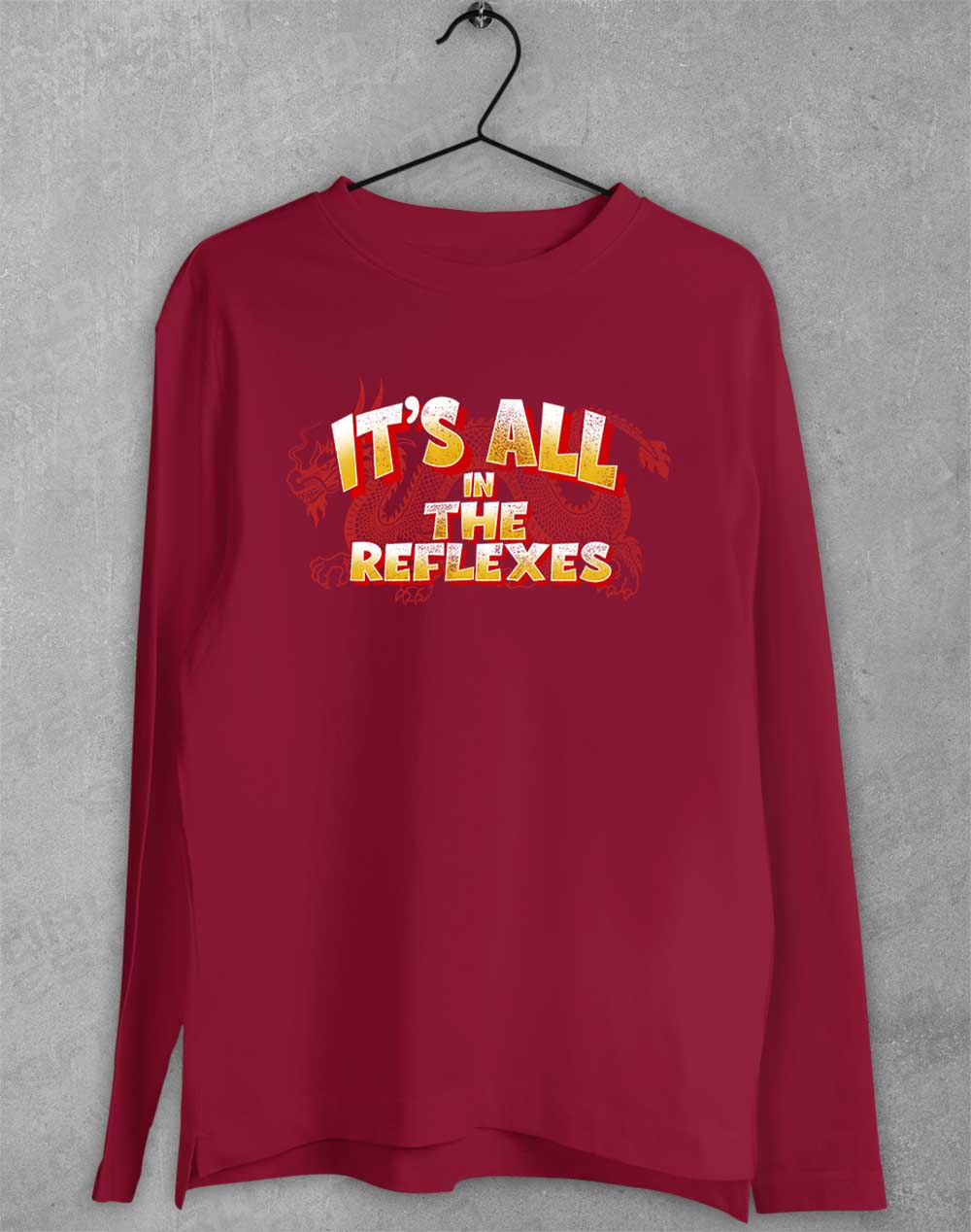 Cardinal Red - It's All in the Reflexes Long Sleeve T-Shirt