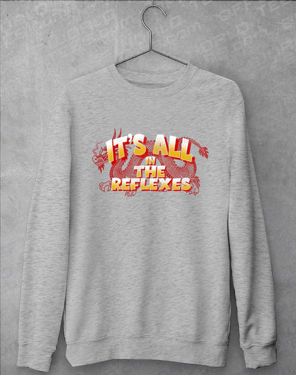 Heather Grey - It's All in the Reflexes Sweatshirt