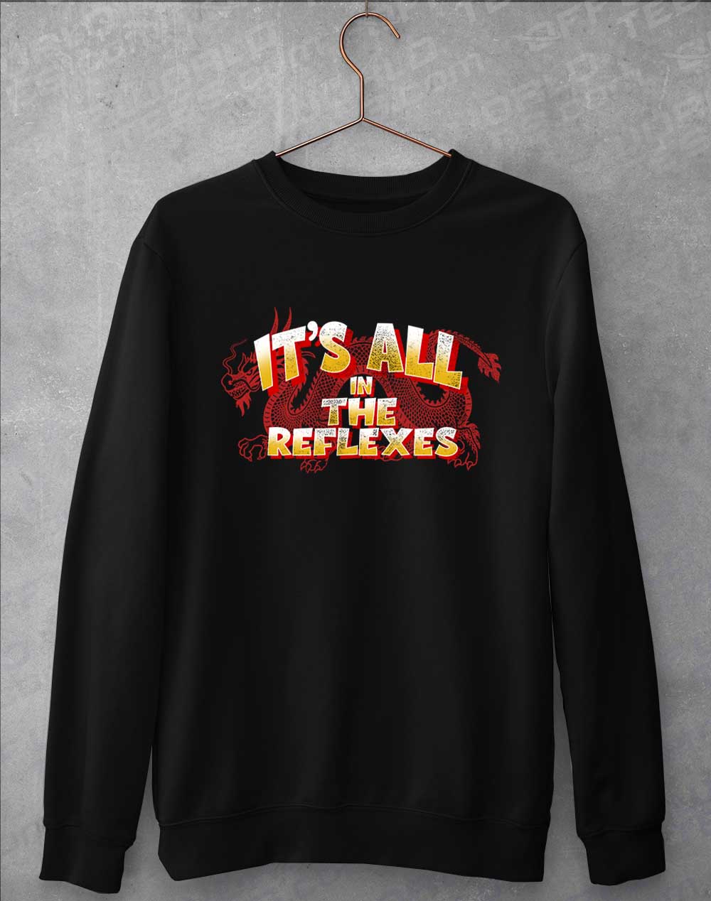 Jet Black - It's All in the Reflexes Sweatshirt
