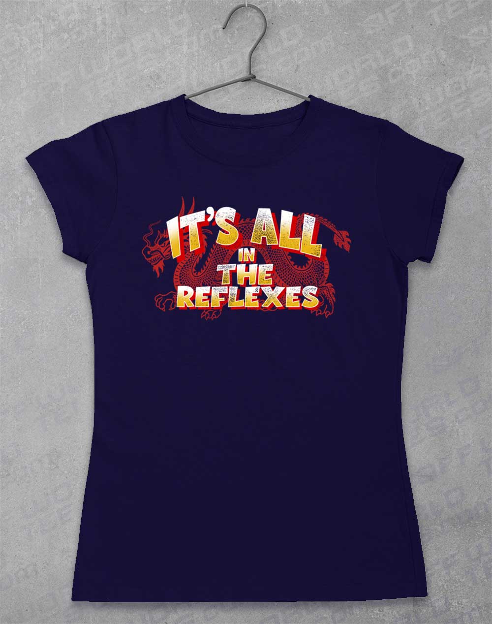 Navy - It's All in the Reflexes Women's T-Shirt