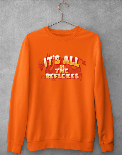 Orange Crush - It's All in the Reflexes Sweatshirt