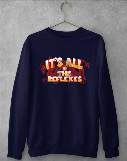 Oxford Navy - It's All in the Reflexes Sweatshirt
