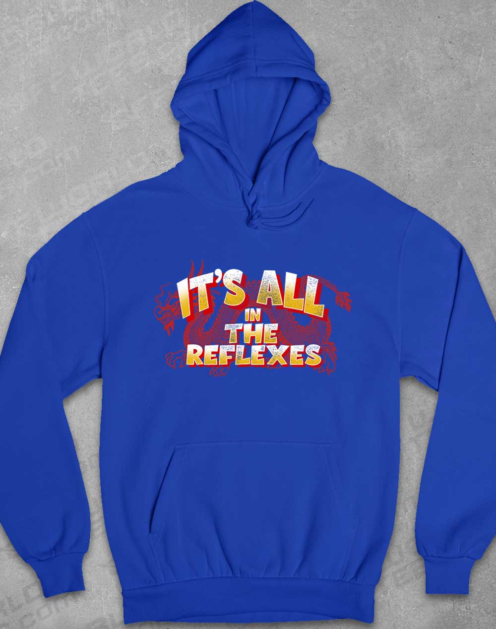 Royal Blue - It's All in the Reflexes Hoodie