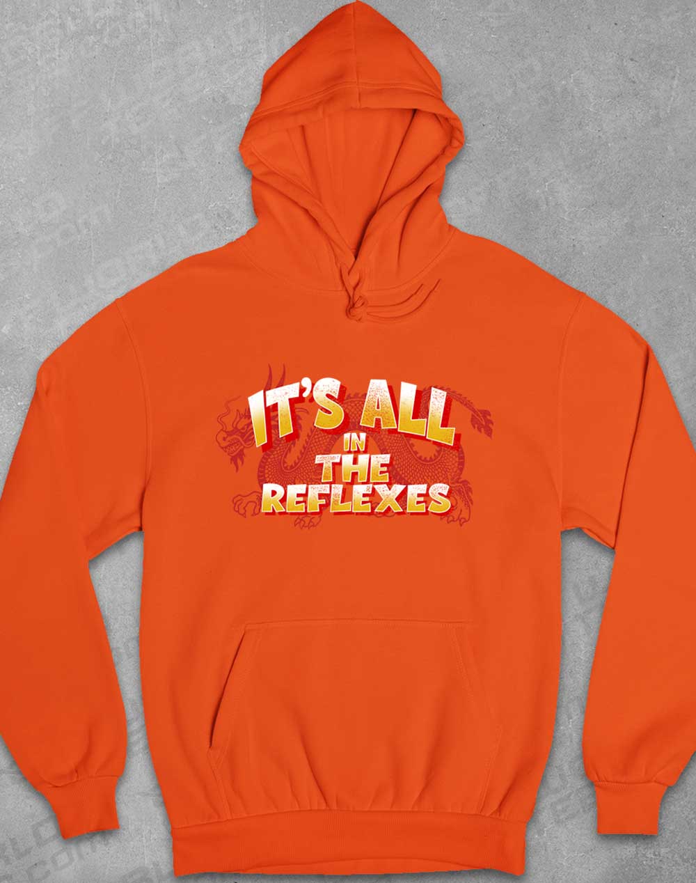 Sunset Orange - It's All in the Reflexes Hoodie