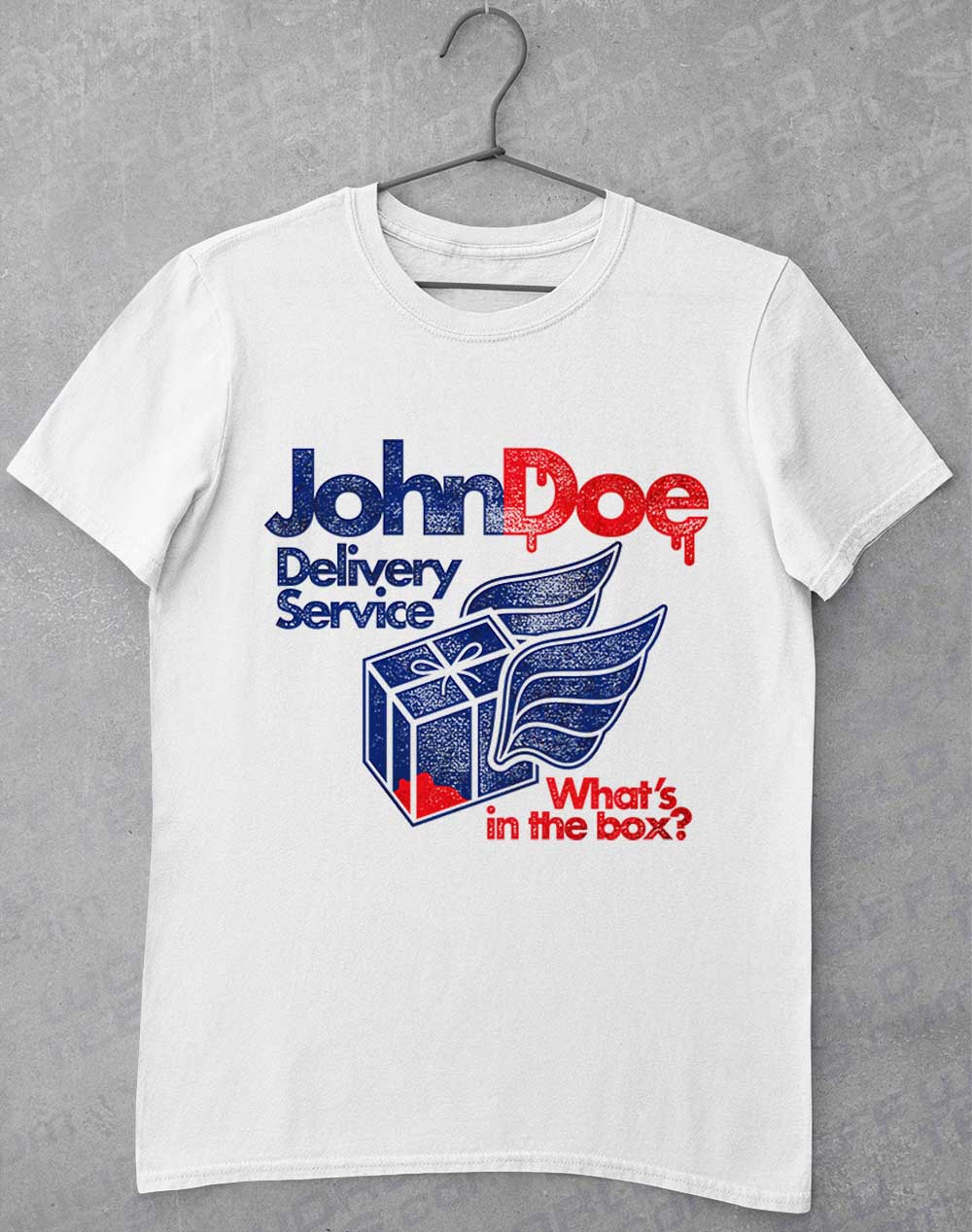 White - John Doe Delivery Service T-Shirt
