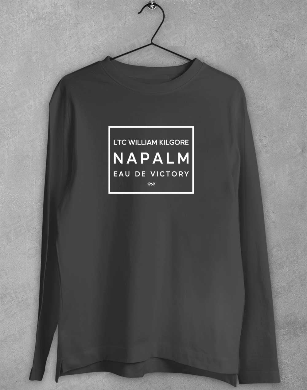 Charcoal - Kilgore's Napalm Eau De Victory 1969 Long Sleeve T-Shirt