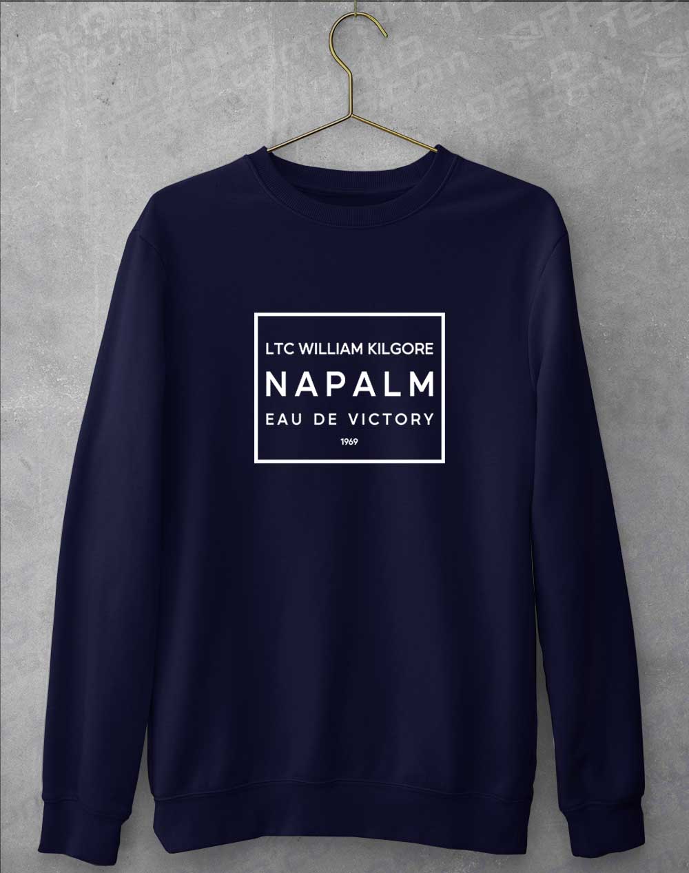 Oxford Navy - Kilgore's Napalm Eau De Victory 1969 Sweatshirt