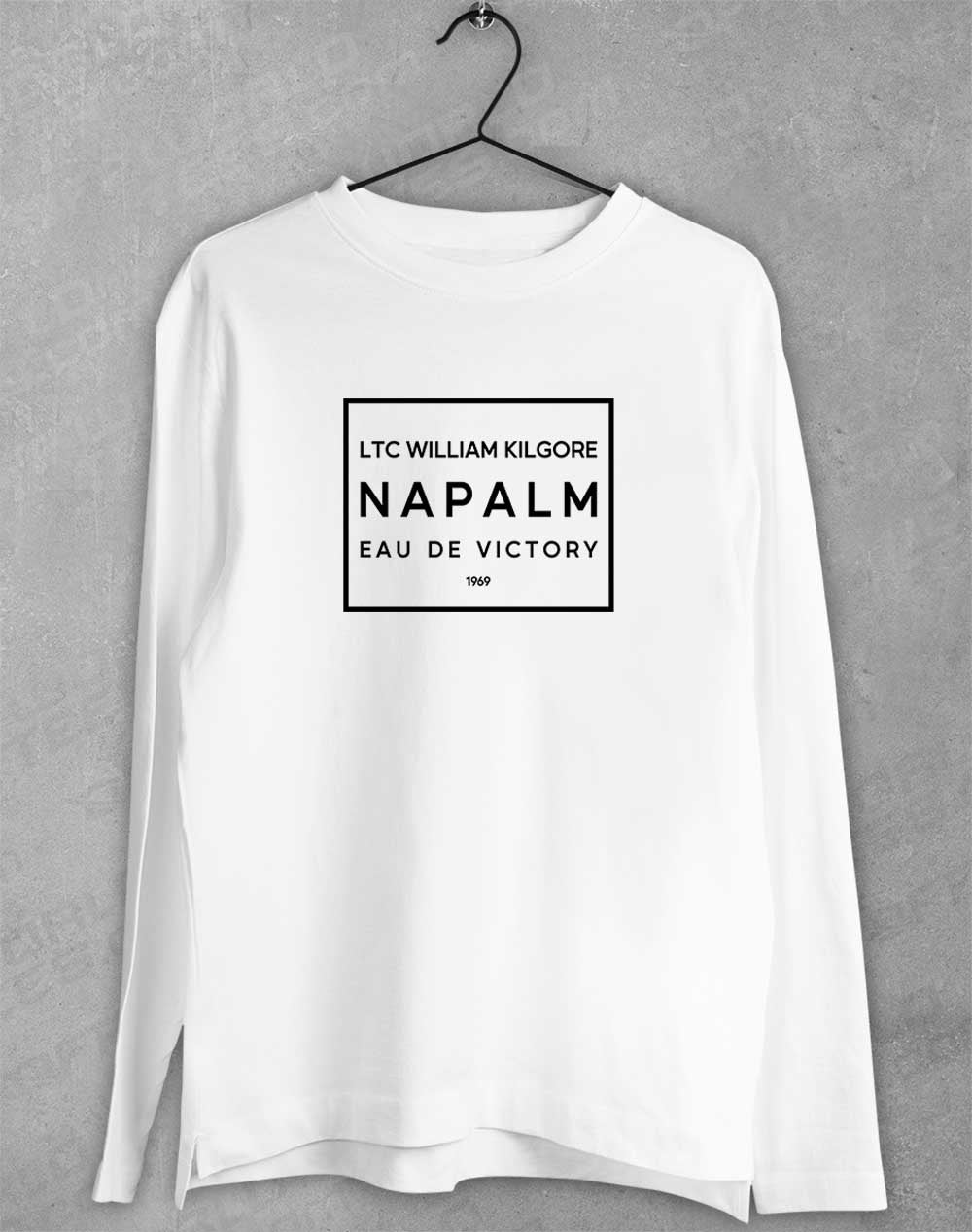 White - Kilgore's Napalm Eau De Victory 1969 Long Sleeve T-Shirt
