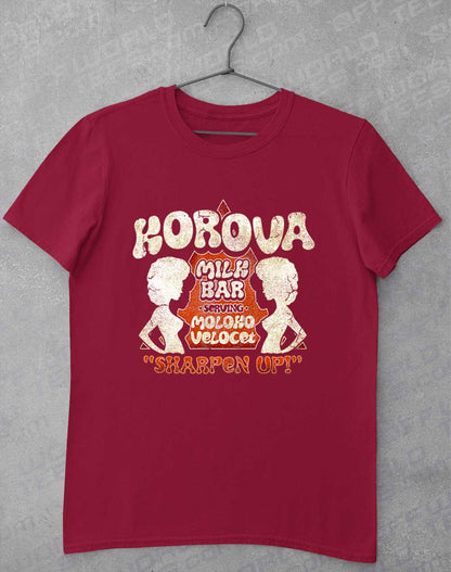 Cardinal Red - Korova Milk Bar T-Shirt
