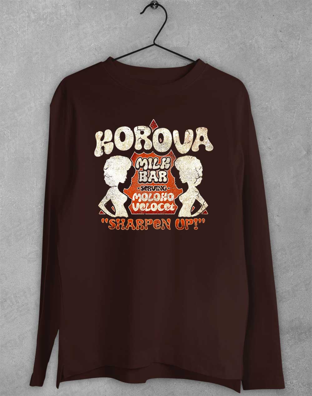 Dark Chocolate - Korova Milk Bar Long Sleeve T-Shirt