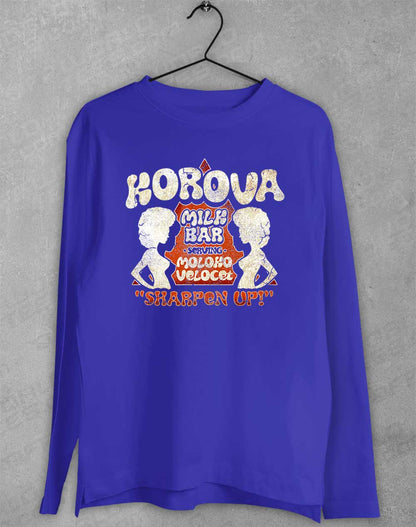 Royal - Korova Milk Bar Long Sleeve T-Shirt