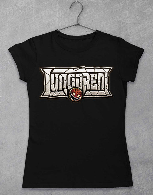 Black - LUNGDREN Smashed Logo Women's T-Shirt