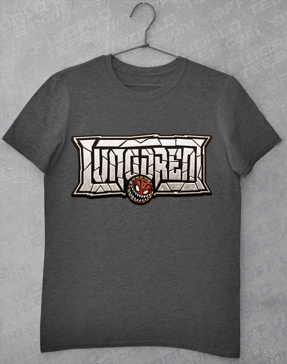 Dark Heather - LUNGDREN Smashed Logo T-Shirt