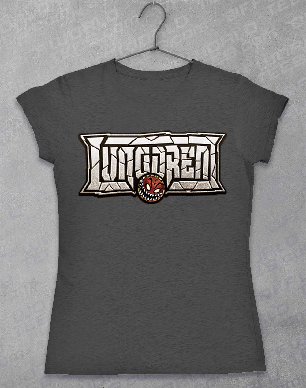 Dark Heather - LUNGDREN Smashed Logo Women's T-Shirt