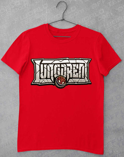 Red - LUNGDREN Smashed Logo T-Shirt