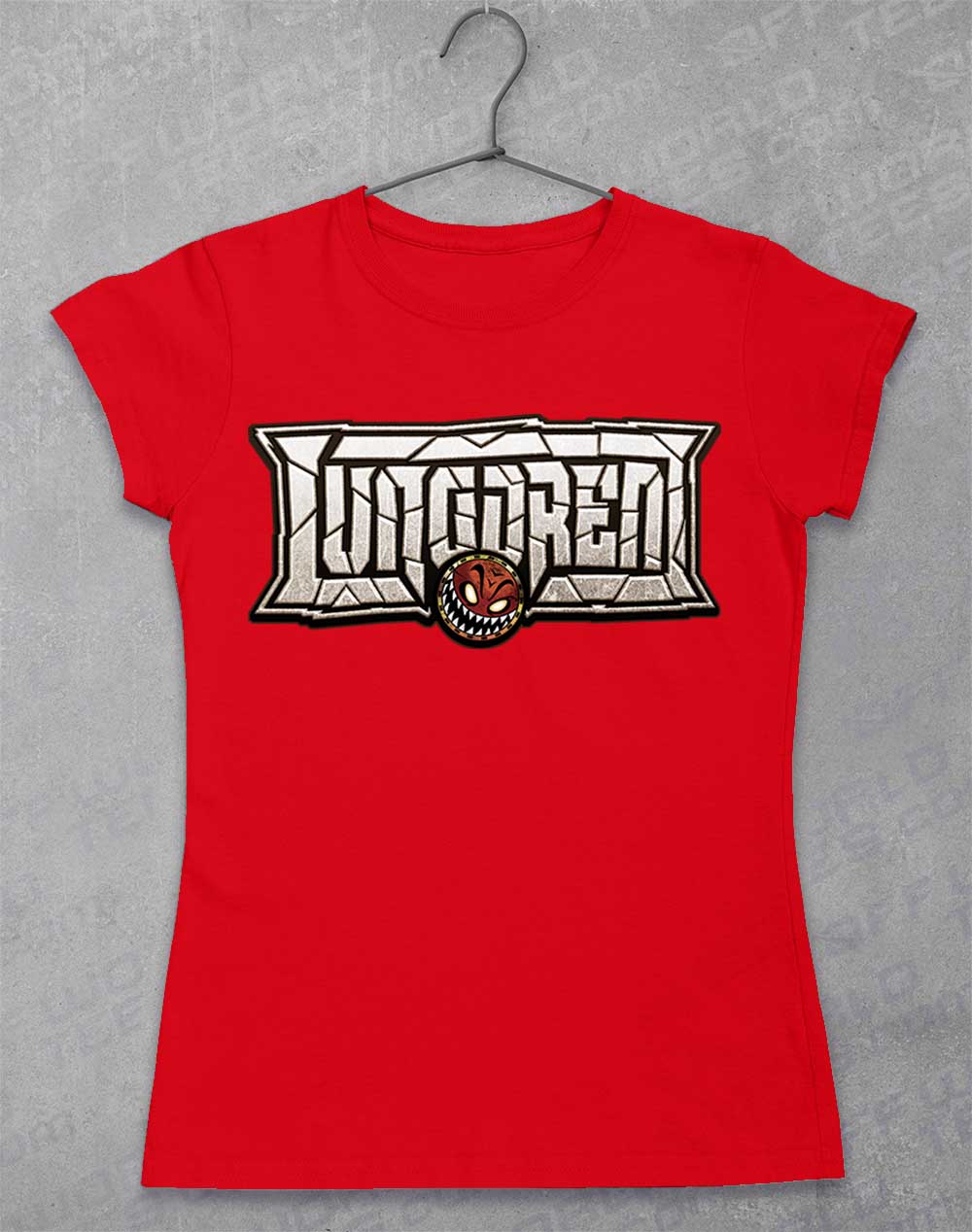 Red - LUNGDREN Smashed Logo Women's T-Shirt