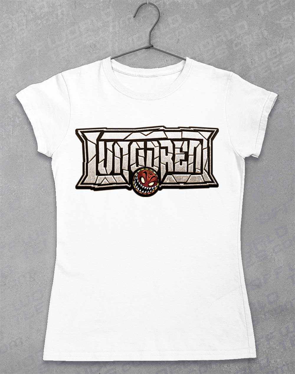 White - LUNGDREN Smashed Logo Women's T-Shirt