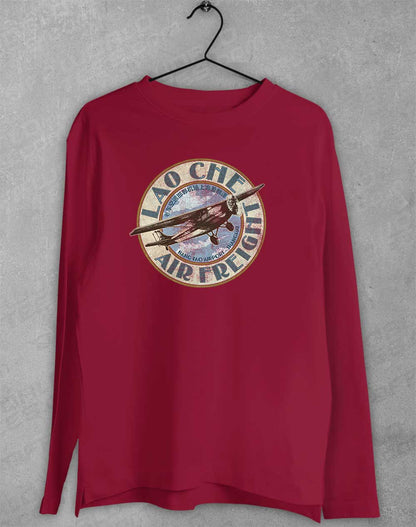 Cardinal Red - Lao Che Air Freight Long Sleeve T-Shirt