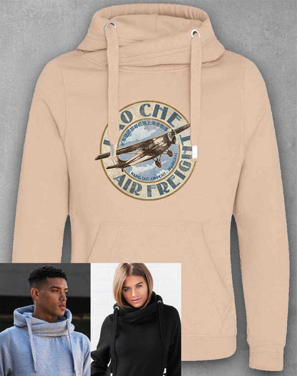 Nude - Lao Che Air Freight Chunky Cross Neck Hoodie