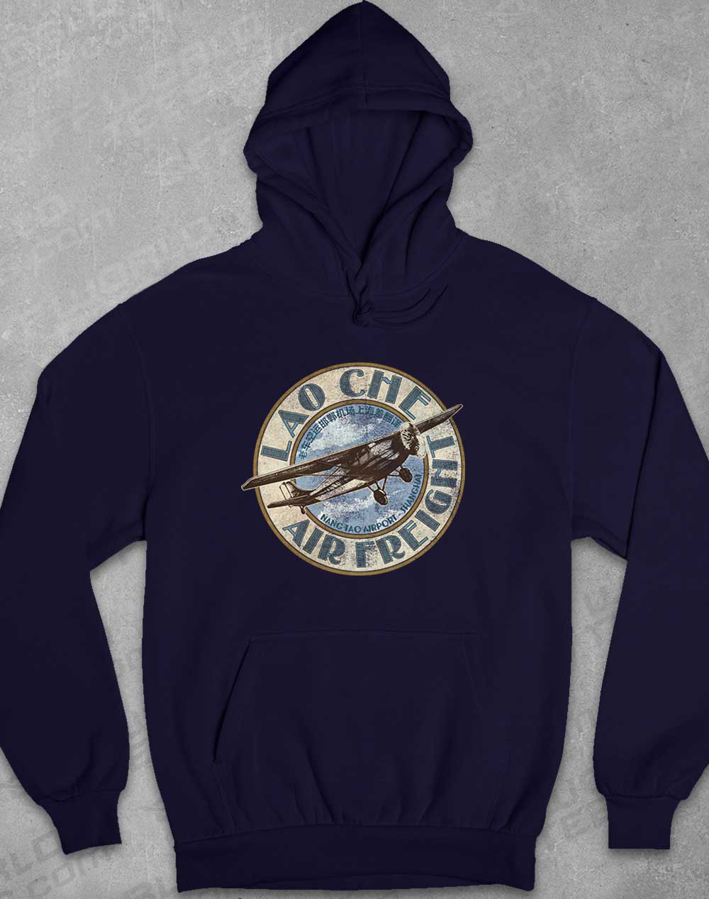 Oxford Navy - Lao Che Air Freight Hoodie