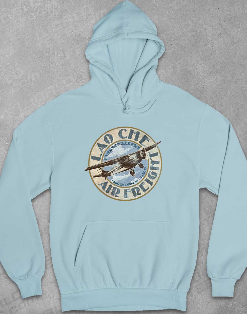 Sky Blue - Lao Che Air Freight Hoodie